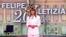 Isabel Jiménez en el especial 'Felipe y Letizia, 20 años'.