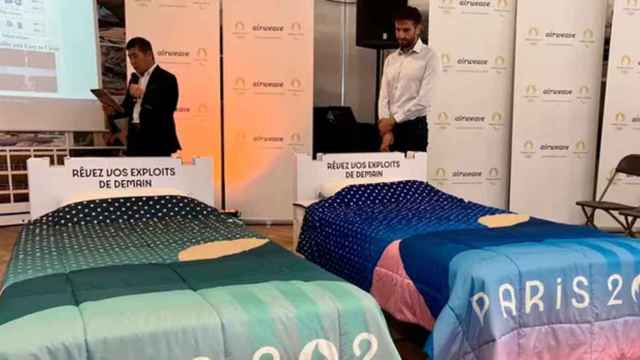 Las camas 'antisexo' de los Juegos Olímpicos de París.