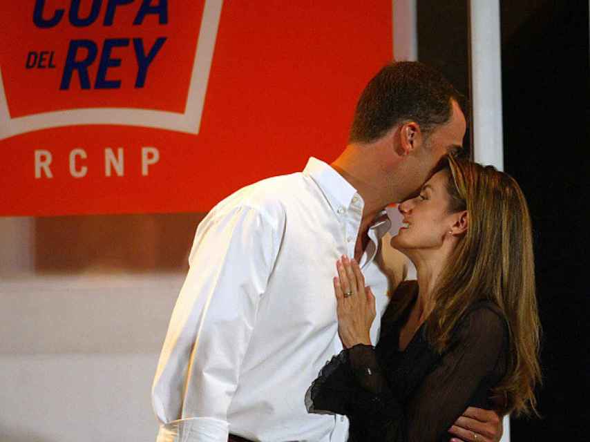 La pareja, en Mallorca en 2006.