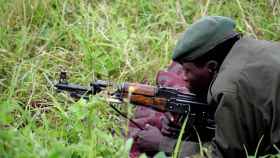 Imagen de archivo de un soldado congoleño.