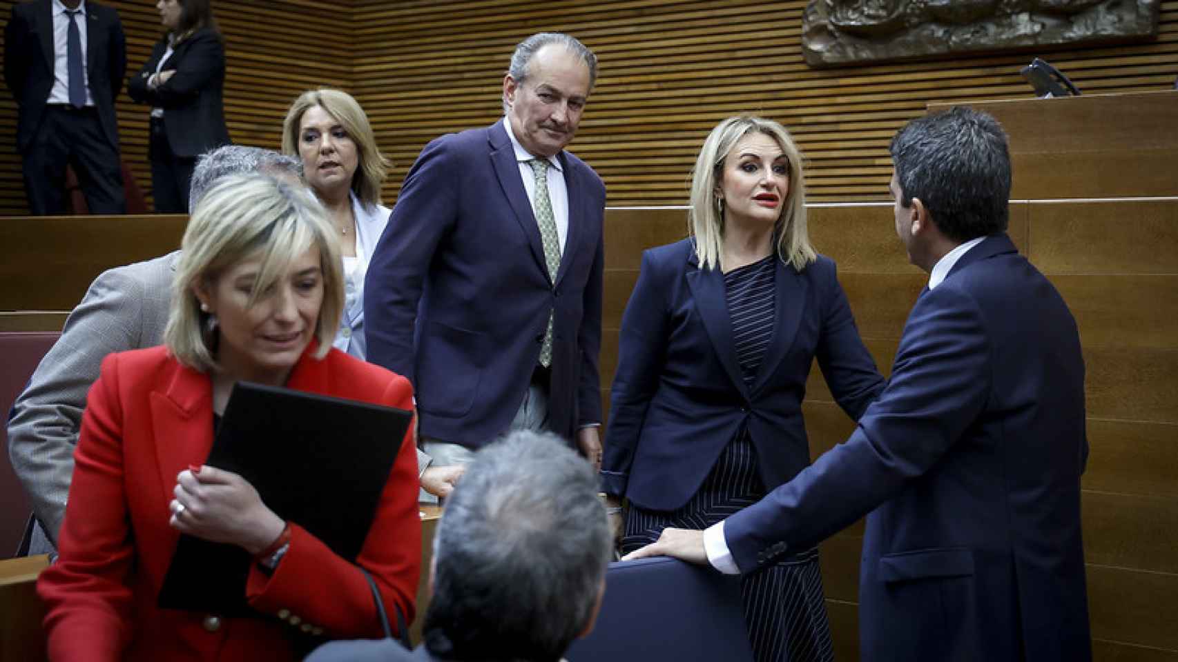 La consellera de Justicia, Elisa Núñez, este jueves en las Cortes Valencianas