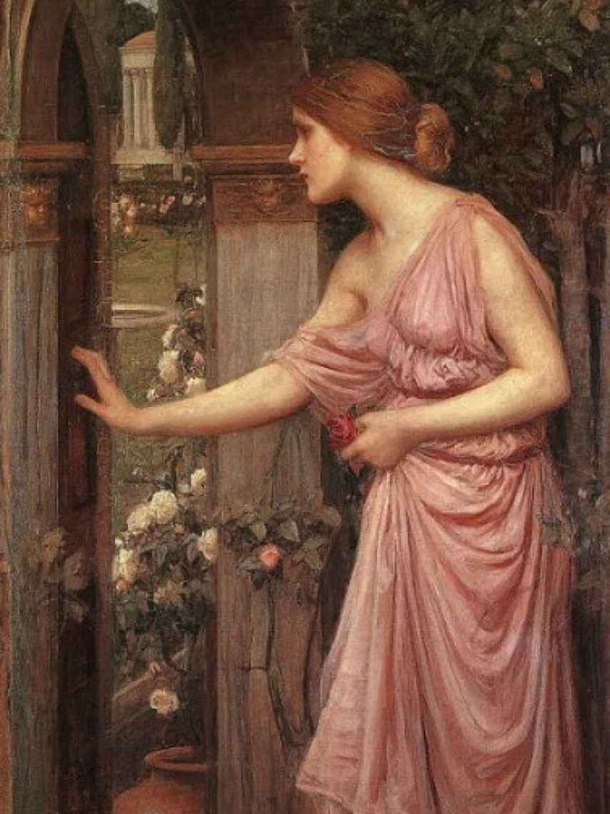 'Psique entra en el jardín de Cupido', de John William Waterhouse