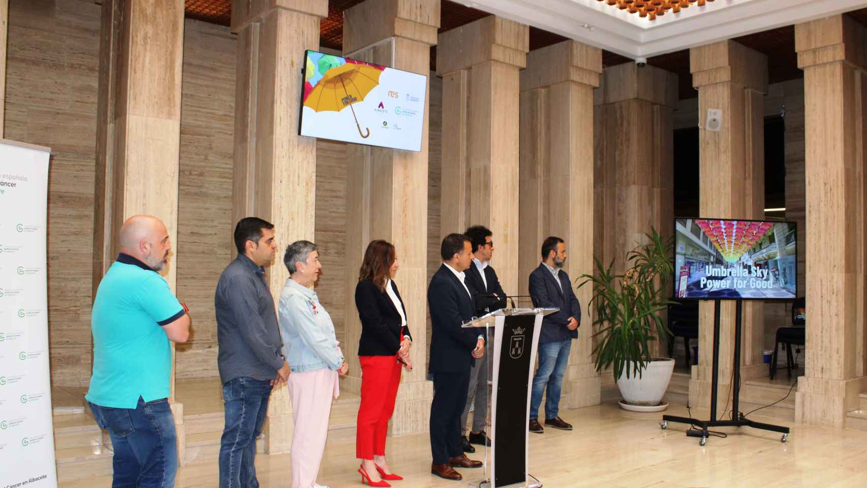 Presentación del proyecto Umbrella Sky en Albacete.