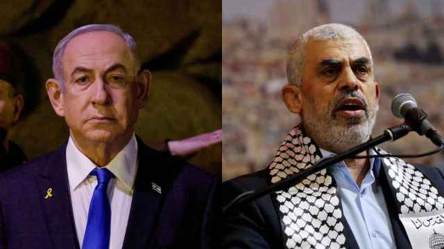 El primer ministro israelí Benjamin Netanyahu y el actual líder militar de Hamás Yahya Sinwar.
