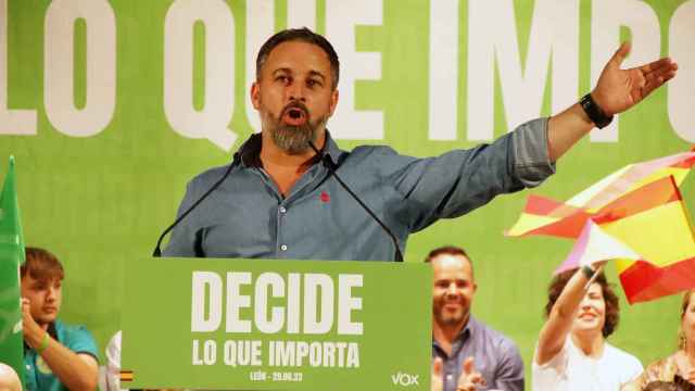 Acto público de Santiago Abascal en León