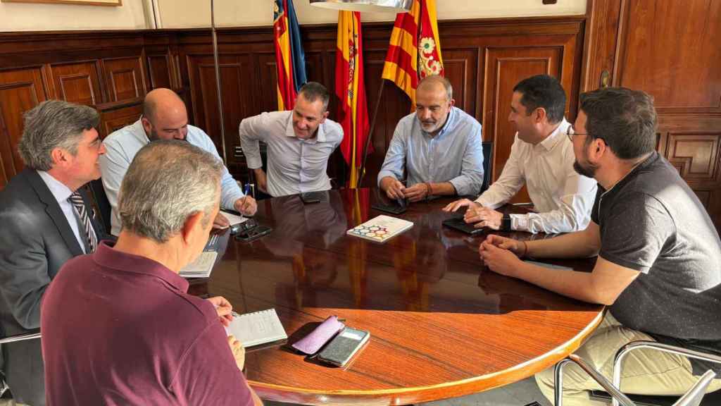 La junta de portavoces de este lunes en Alcoy.