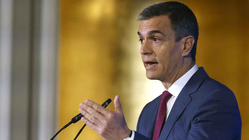 El presidente del Gobierno, Pedro Sánchez, este lunes.