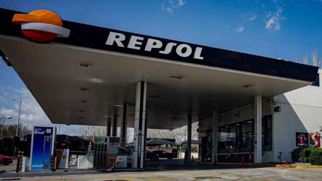 Una gasolinera de Repsol.