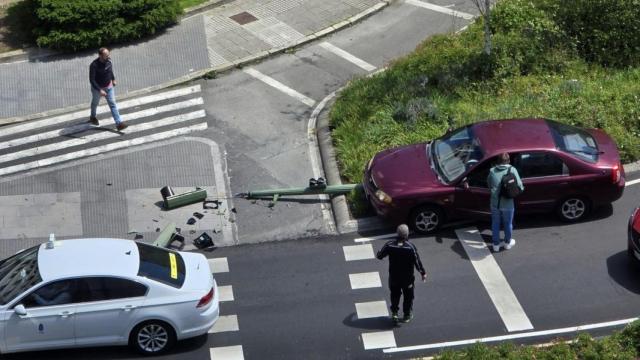 Accidente en la calle Caballeros