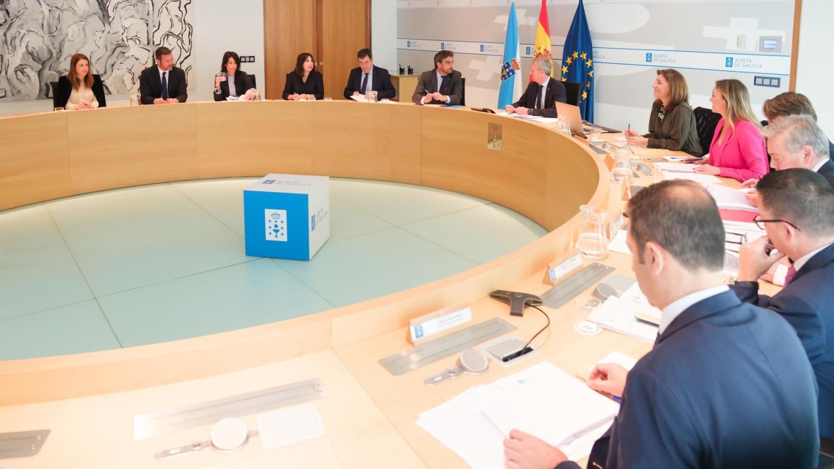Reunión del Consello de la Xunta, Reunión del Consello de la Xunta, imagen de archivo