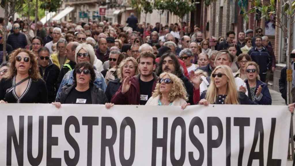 Manifestación en Medina del Campo por su hospital