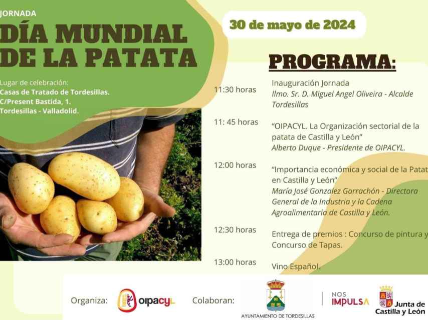 Programa del Día Nacional de la Patata en Tordesillas