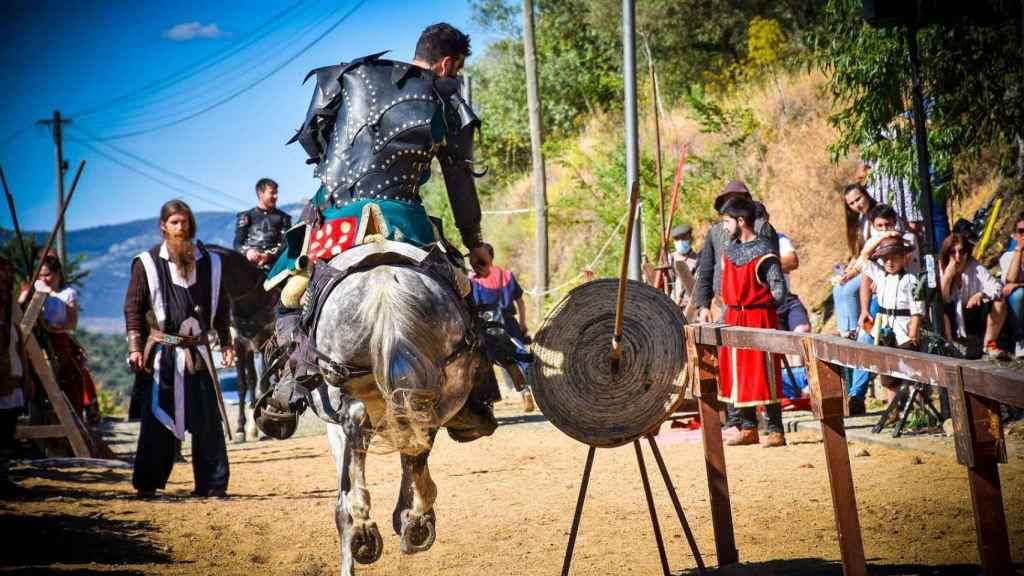 Feria Medieval de Pinhel, torneos a caballo