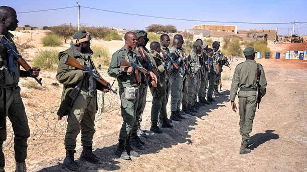 Milicias en formación en Mali.
