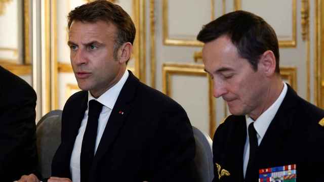 El presidente francés, Emmanuel Macron, este lunes en una reunión sobre la situación en Nueva Caledonia.
