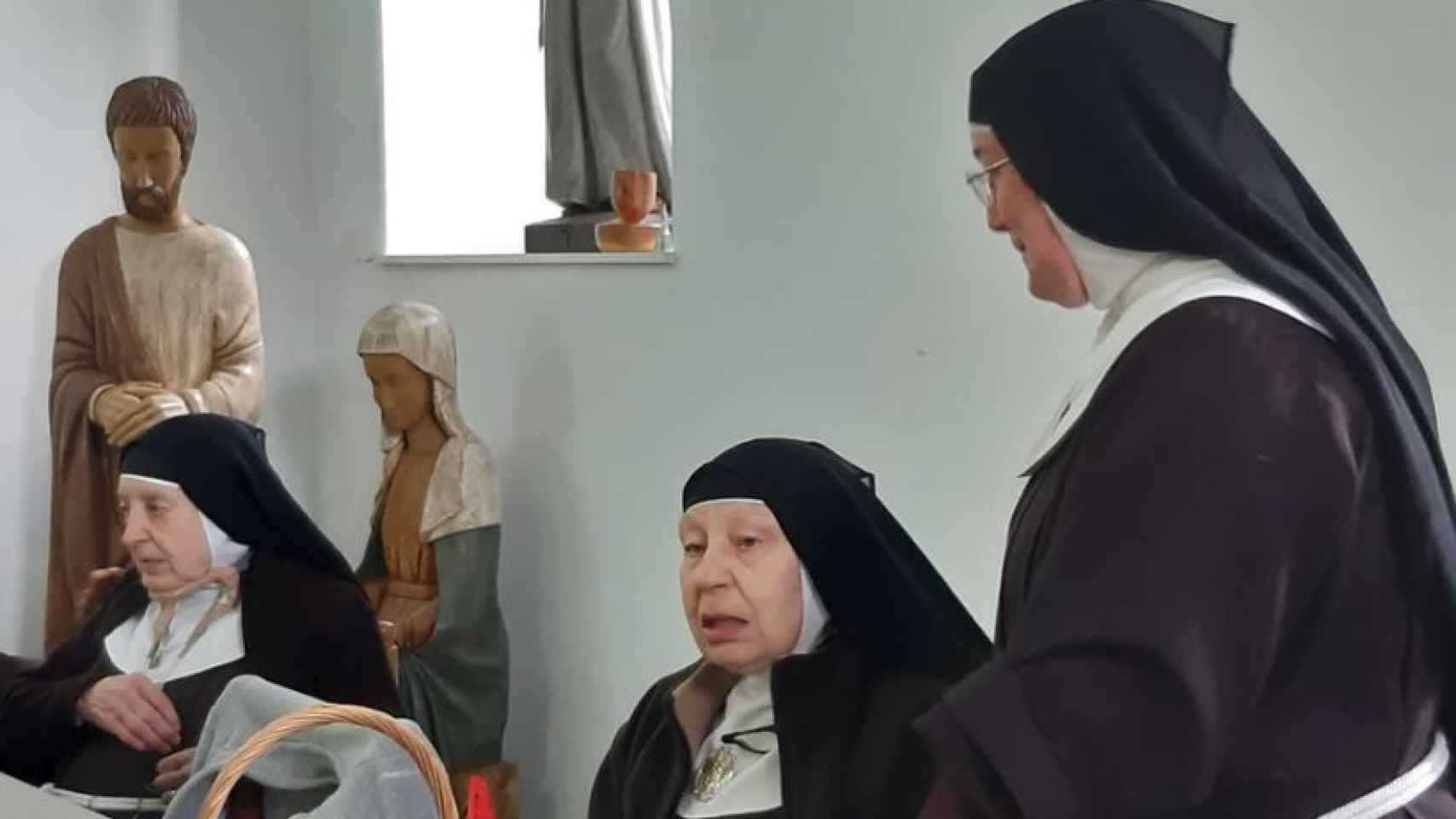 Una imagen de las monjas de Belorado, subida recientemente a su web.