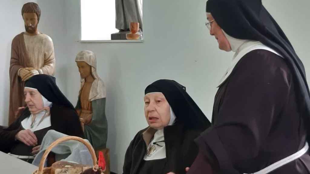 Una imagen de las monjas de Belorado, subida recientemente a su web.