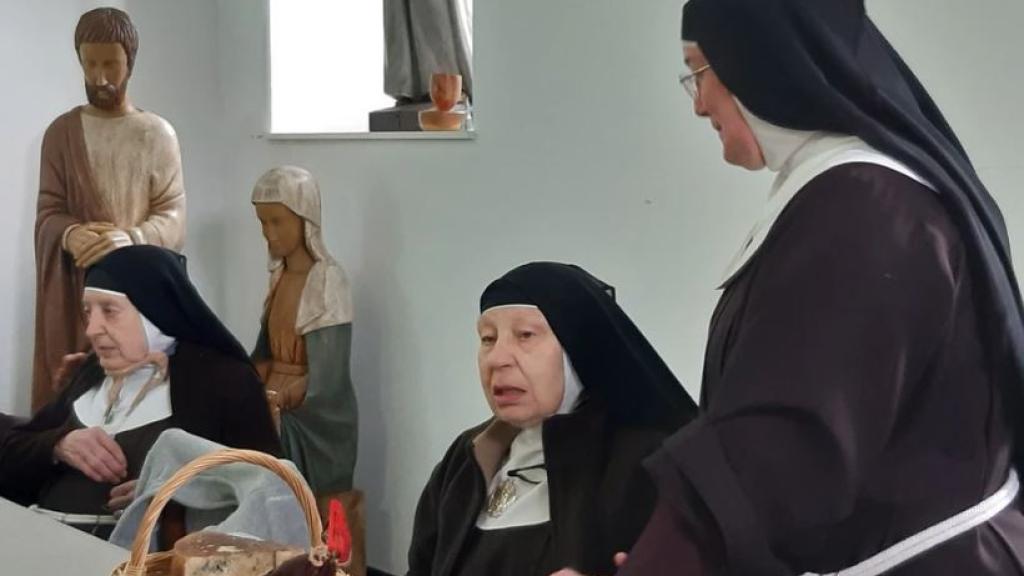 Una imagen de las monjas de Belorado, subida recientemente a su web.