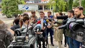 Pedro Herrero en su comparecencia ante los medios