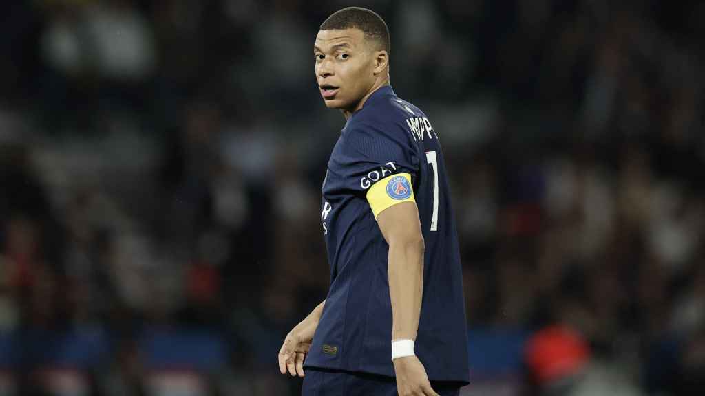 Kylian Mbappé, durante su último partido con el PSG en Ligue 1.