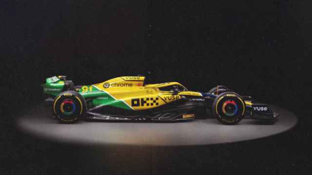 El homenaje de McLaren a Senna en Mónaco:  un diseño inspirado en el piloto brasileño.