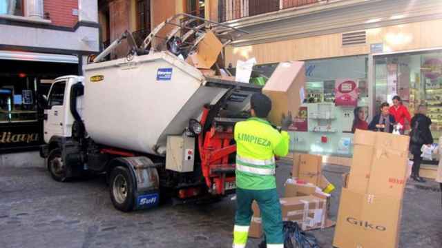 Servicio de limpieza y recogida de basuras de Toledo.