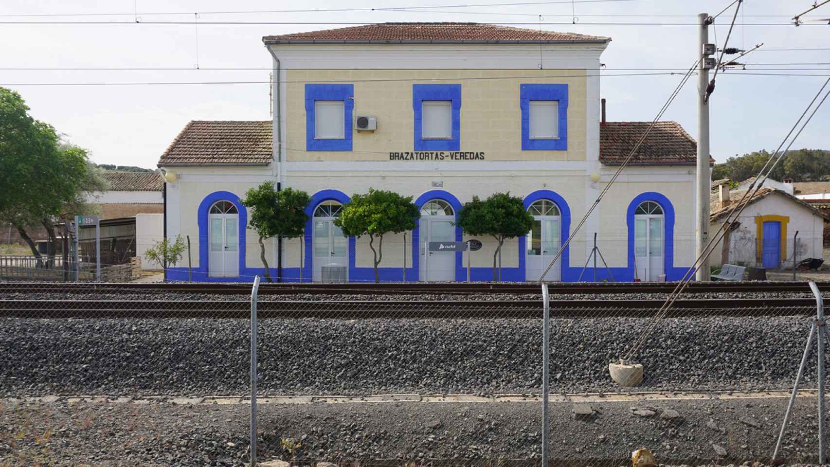 Estación de Brazatortas (Ciudad Real). Foto: Adif.