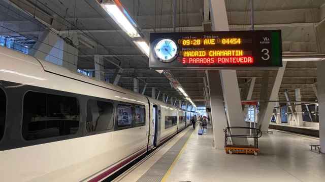 El AVE en la estación de Urzaiz de Vigo, a 21 de mayo de 2024.