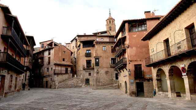 La Plaza Mayor de Albarracín, en Teruel.