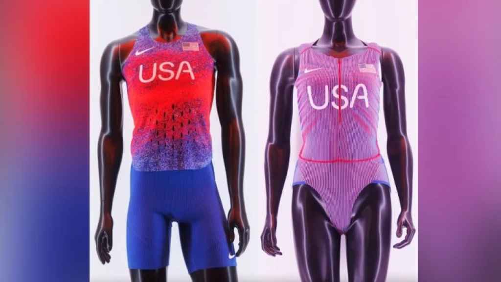 Diferencias entre el diseño masculino y femenino de atletismo de Estados Unidos.