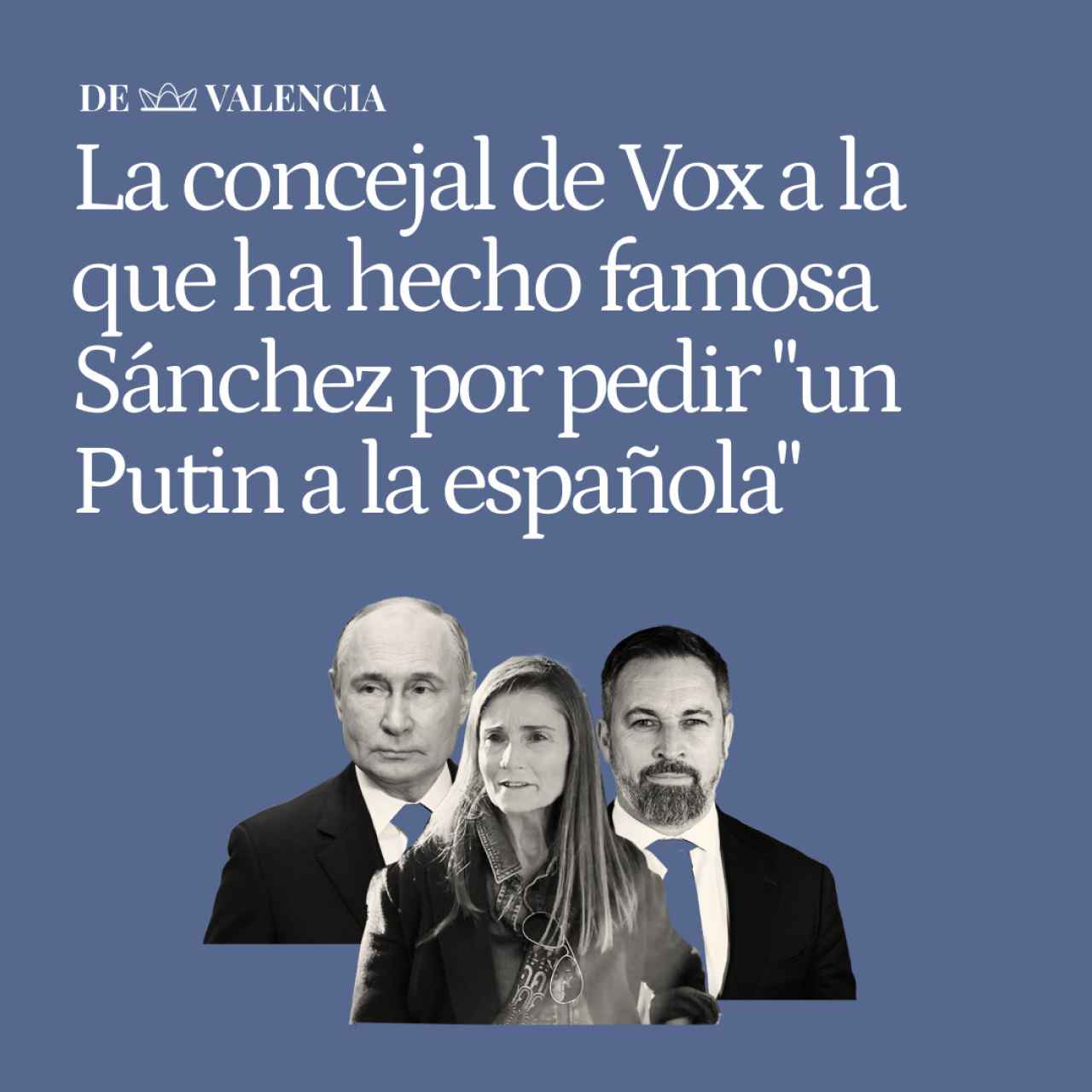 Cecilia Herrero, la concejal de Vox a la que ha hecho famosa Sánchez por pedir "un Putin a la española"