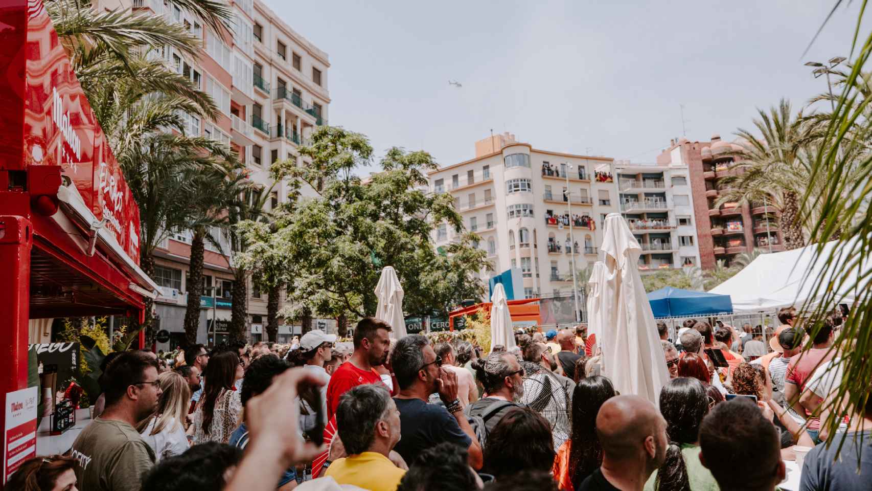 La mascletá de la Plaza de Luceros, en una imagen de archivo.