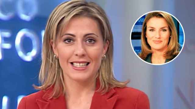 Ángeles Blanco en 'Informativos Telecinco' y Letizia Ortiz en 'Telediario'.