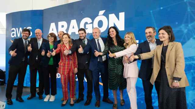 Acto de presentación en Zaragoza de la nueva inversión de Amazon Web Services (AWS) en Aragón
