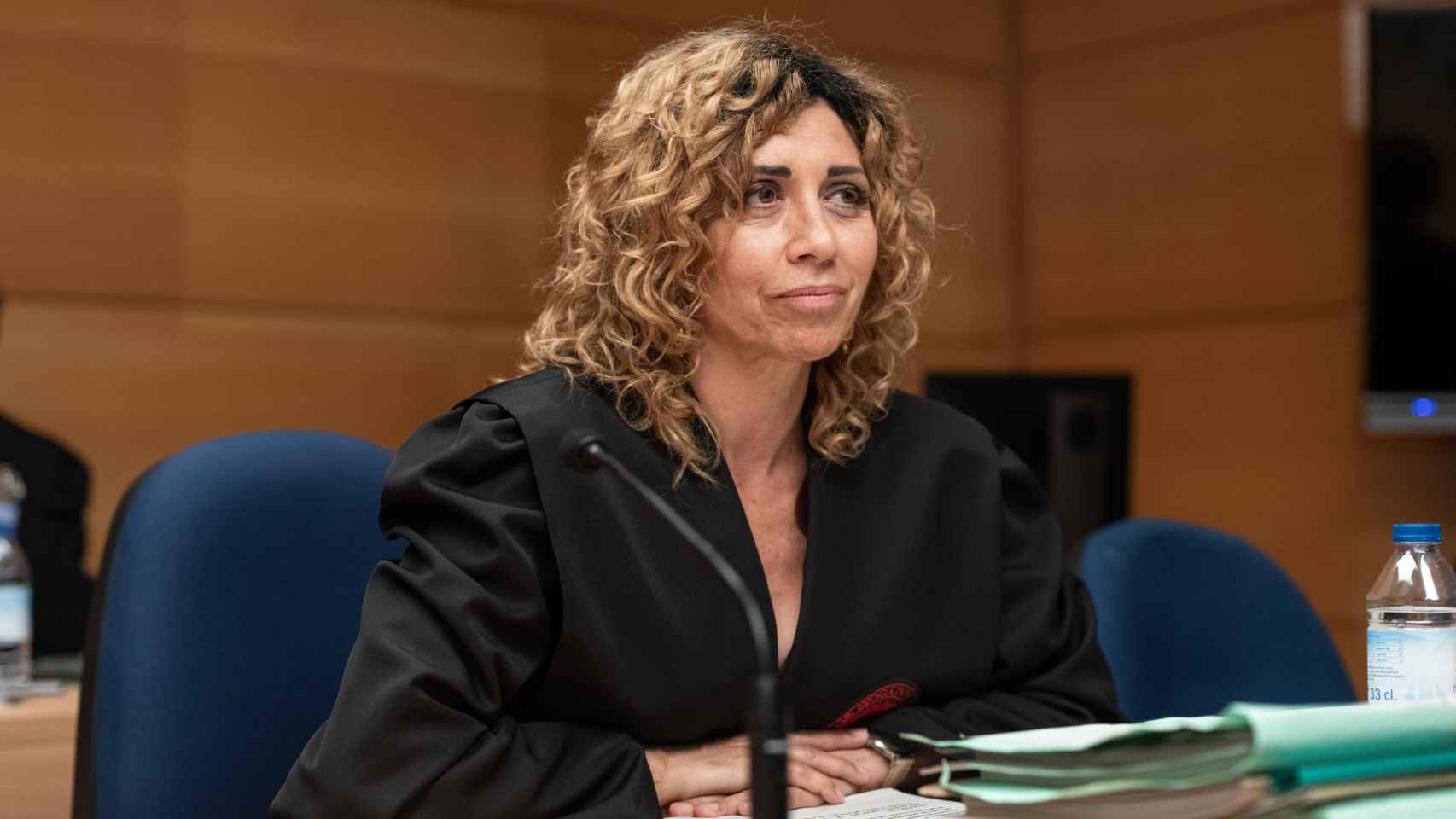 Alicia Borrachero, interpretando a la abogada de Basterra en 'El caso Asunta'