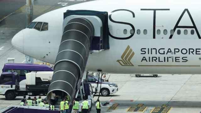 El avión de Singapore Airlines afectado por turbulencias este martes 21 de mayo.