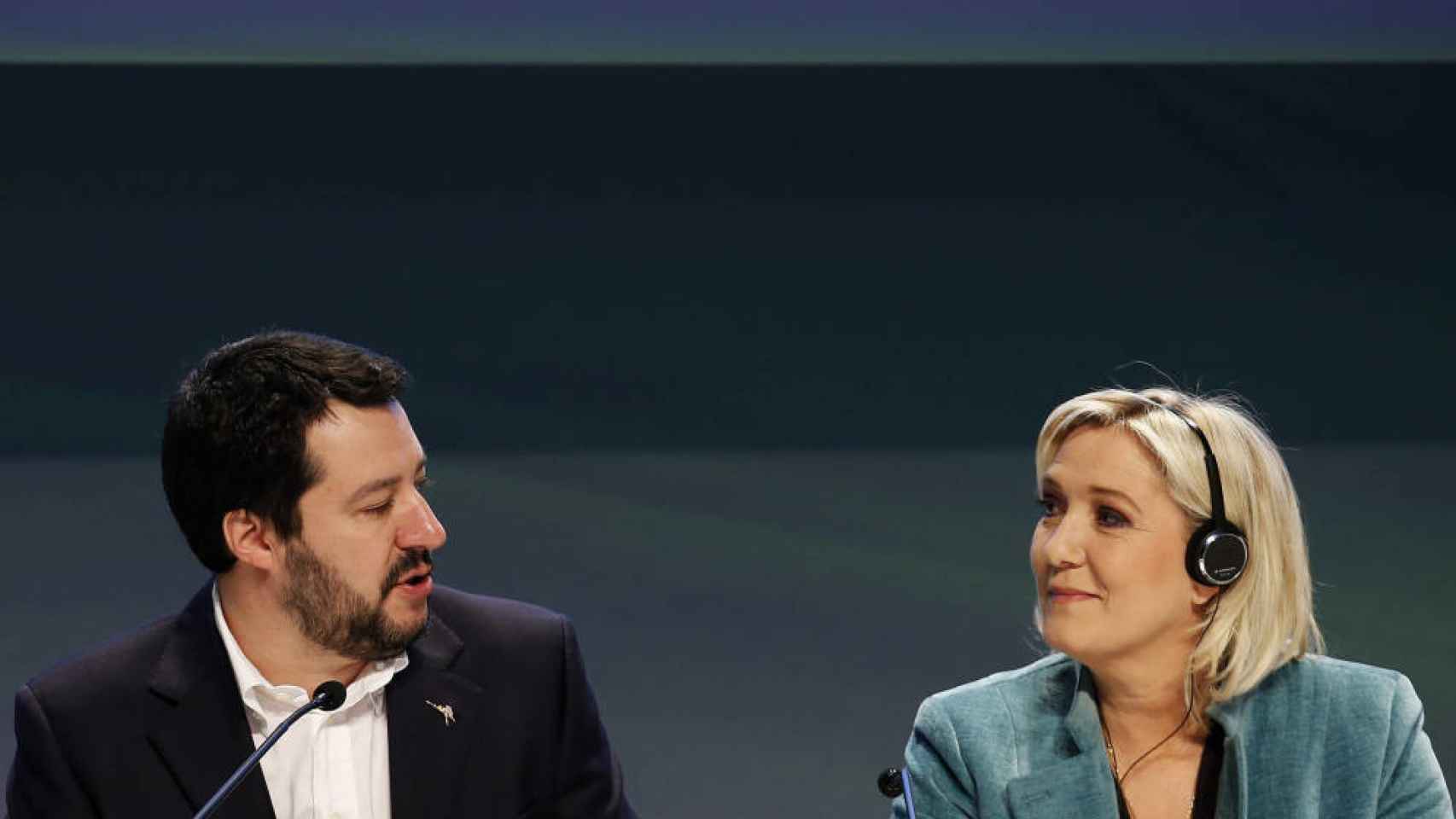 Matteo Salvini y Marine Le Pen. Imagen de archivo.