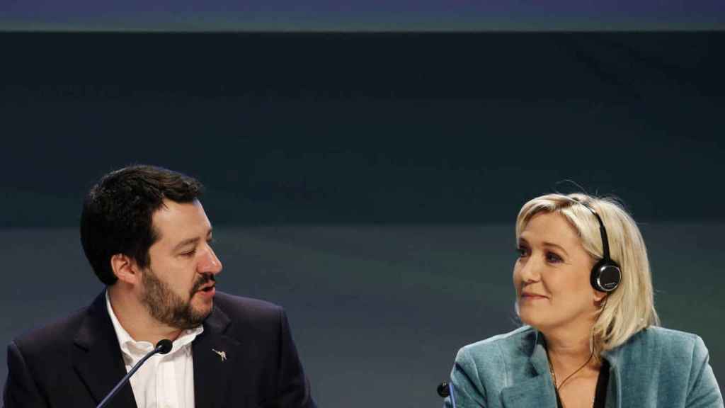 Matteo Salvini y Marine Le Pen. Imagen de archivo.