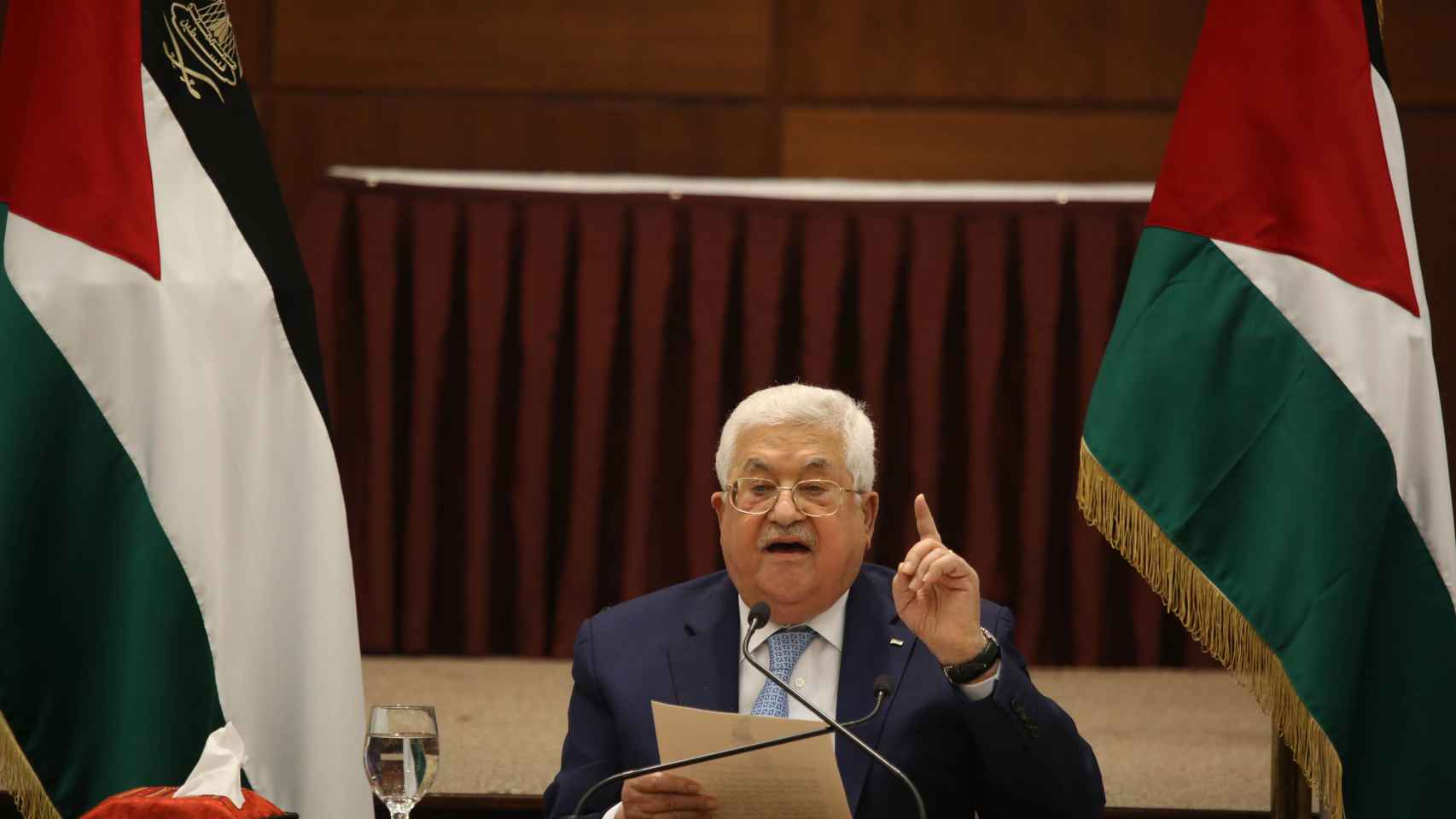 El presidente de la Autoridad Palestina, Mahmud Abás, en una imagen de archivo.