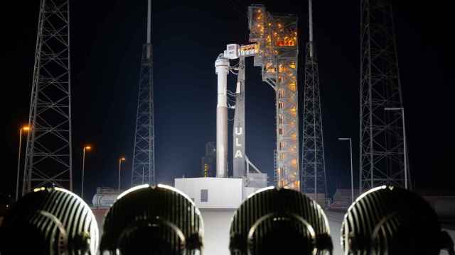 Starliner sobre el cohete ULA en la plataforma de lanzameinto