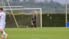 Alberto Sánchez debutó con el Deportivo en Zubieta