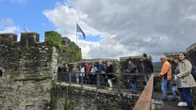Una de las visitas por el aniversario fue al Castillo de Moeche