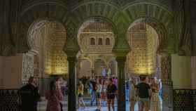 Una de las salas del Alcázar de Sevilla-