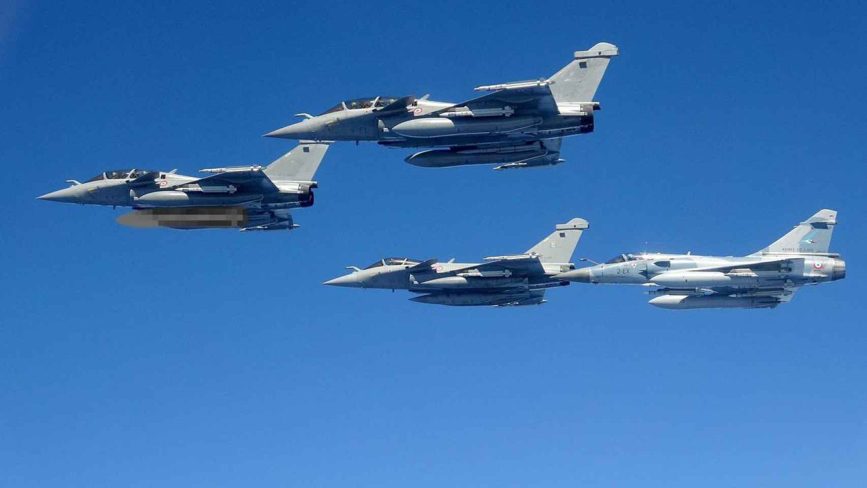 Aviones de las Fuerzas Aéreas Estratégicas de Francia.
