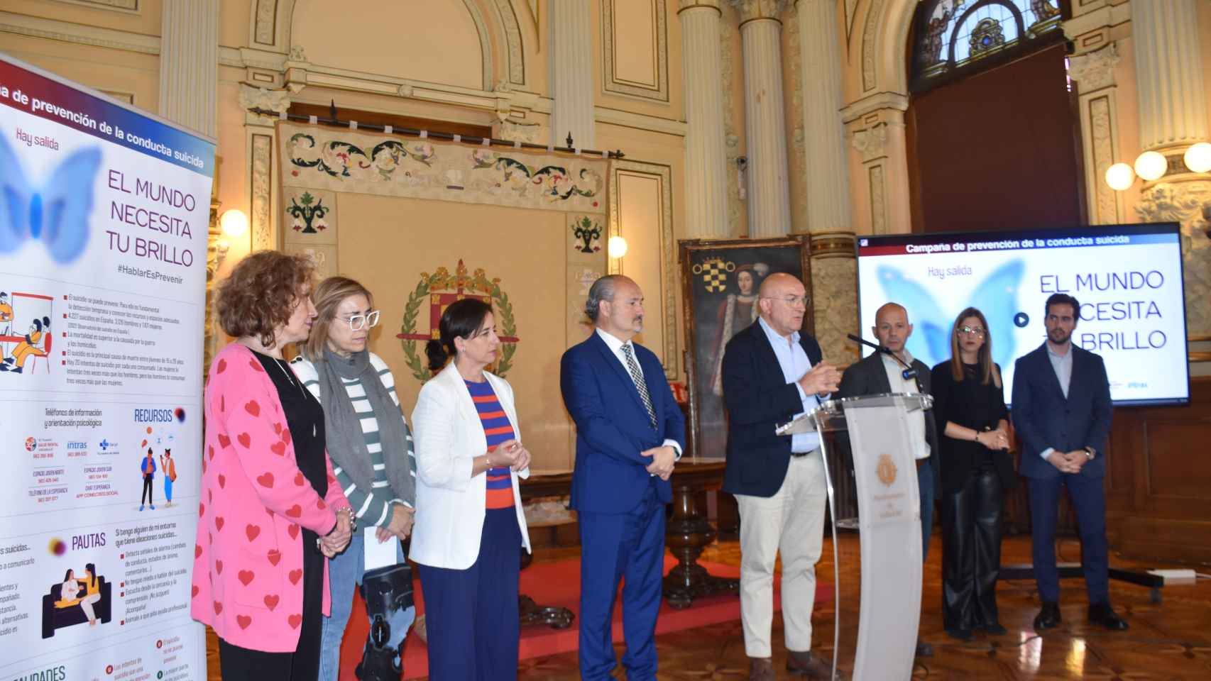 Presentación de la campaña 'Hay salida. El mundo necesita tu brillo'