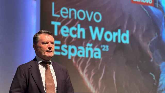 Alberto Ruano, director general de Lenovo Iberia, en Tech World España 2023