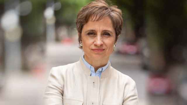 Carmen Aristegui, periodista de México.