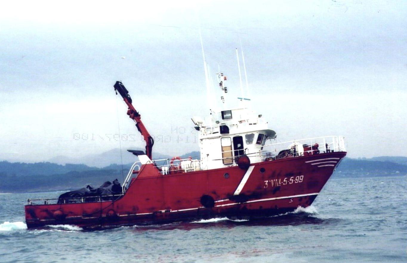 Imagen de archivo del buque O Bahía. Foto: Comisión Permanente de Investigaciónde Siniestros Marítimos