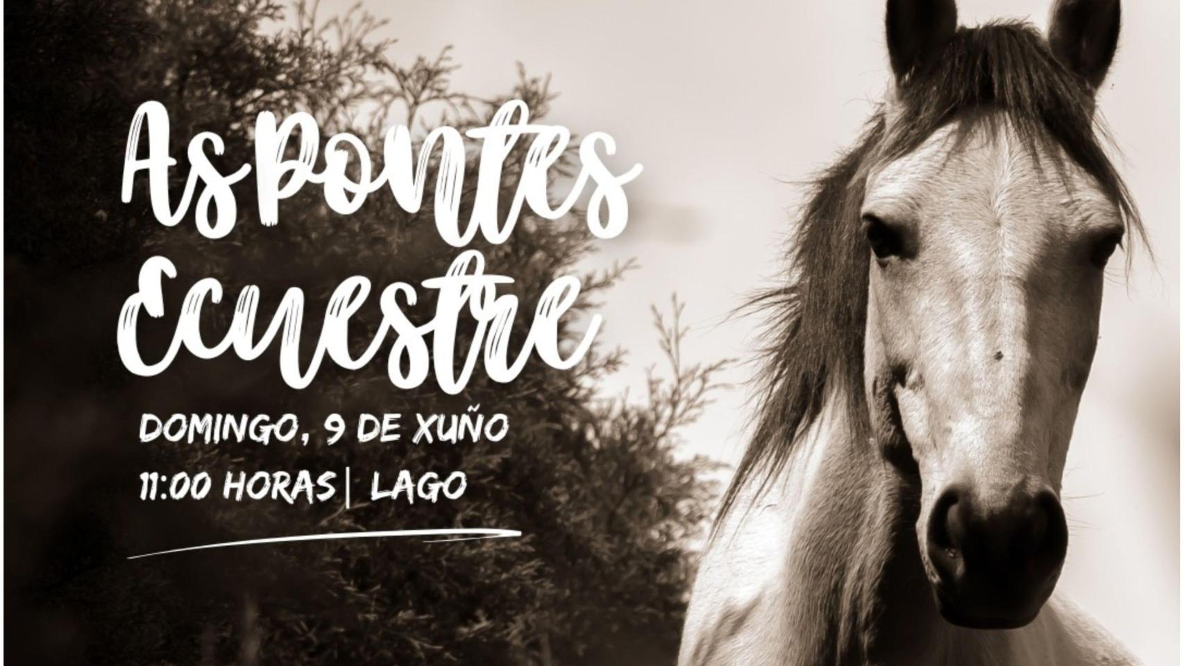 La 2ª edición de ‘As Pontes Ecuestre’ (A Coruña) se celebrará el 9 de junio en el entorno del Lago