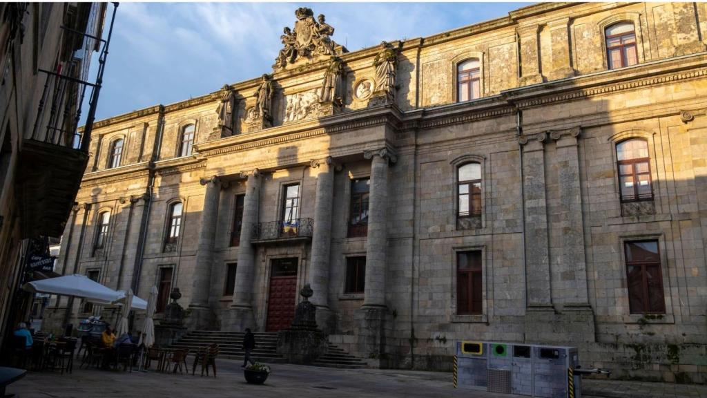 Facultad de Geografía e Historia de la USC, en Santiago.